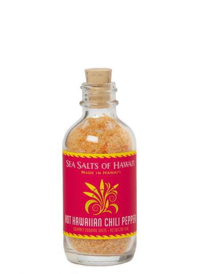 Hawaiian Gourmet Sea Salt with Hawaiian Chili Pepper and Roasted Garlic