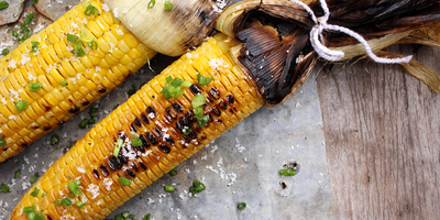 Grilled Kahuku Corn with Kona Hawaiian Sea Salt