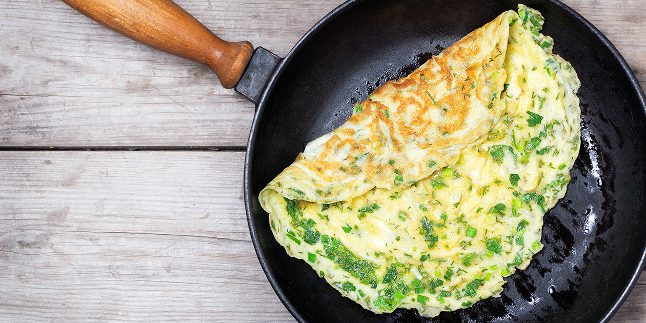 Farmers Market Fresh Herb Omelette