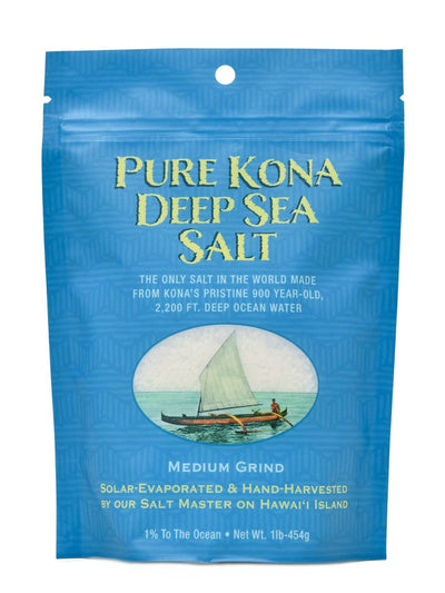 Pure Kona Deep Hawaiian Flake Sea Salt