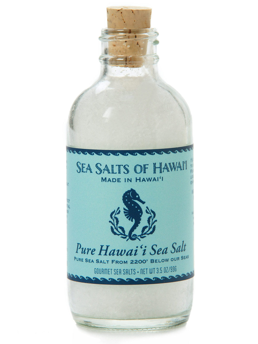 Kona Pure Hawaiian Sea Salt 3.5 Ounce Bottle Sea Salts of Hawaii