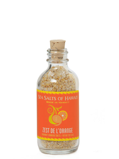 Pure Hawaiian Gourmet Sea Salt with Orange and Lemon Zest